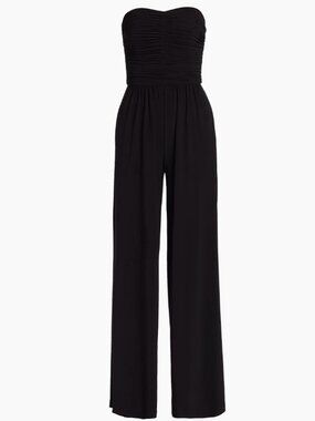Ramy Brook Lona Jersey Strapless Jumpsuit